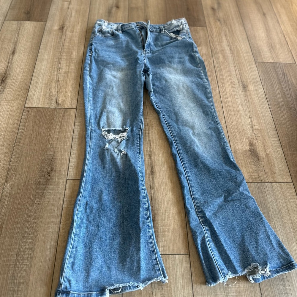 Flying Monkey Vintage Blue Flare Jeans